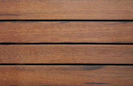 Smooth reclaimed Ulin timber finish