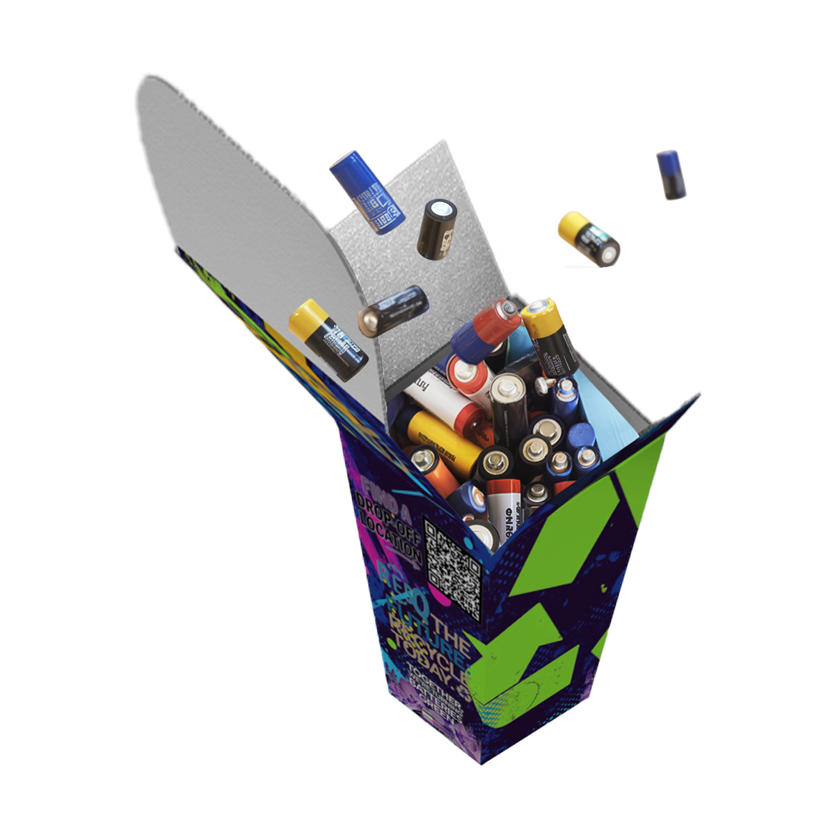 ResQ Box with household batteries