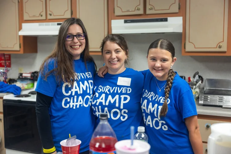 VBS leaders in matching shirts