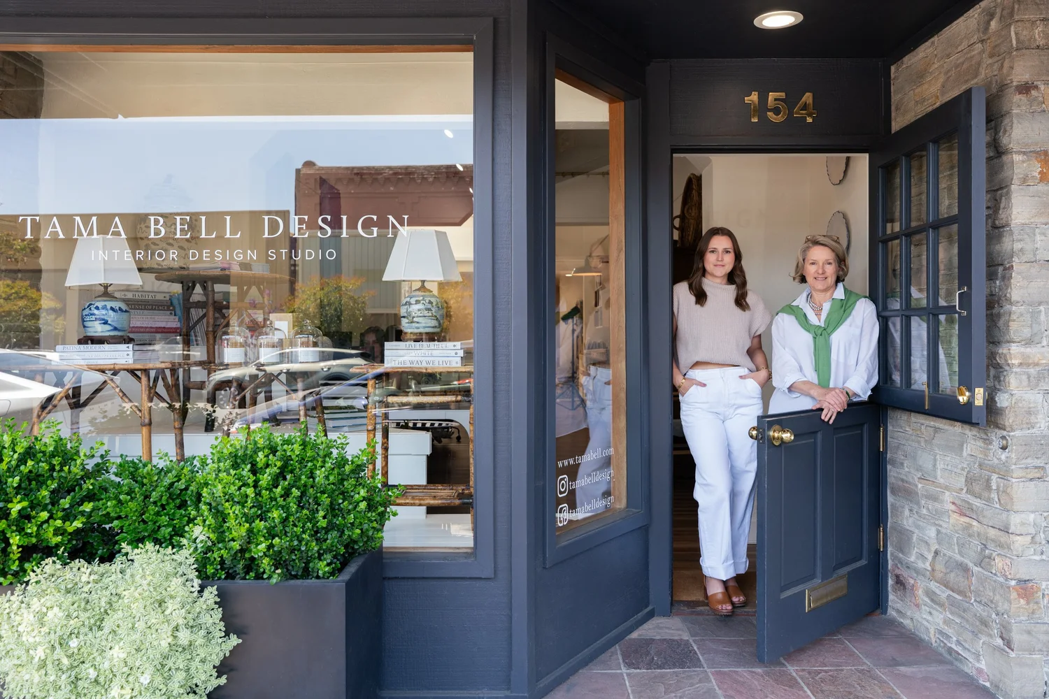 Tama Bell Design studio storefront in Sebastopol