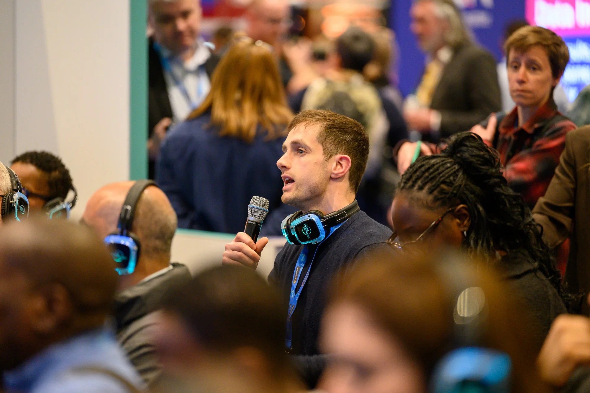 SEND Conference delegates networking