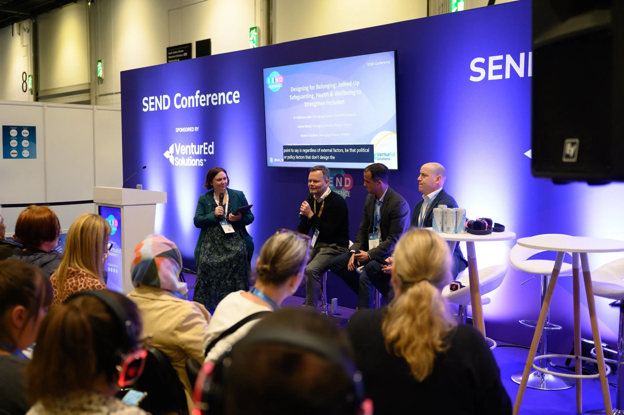 SEND professionals attending a conference session