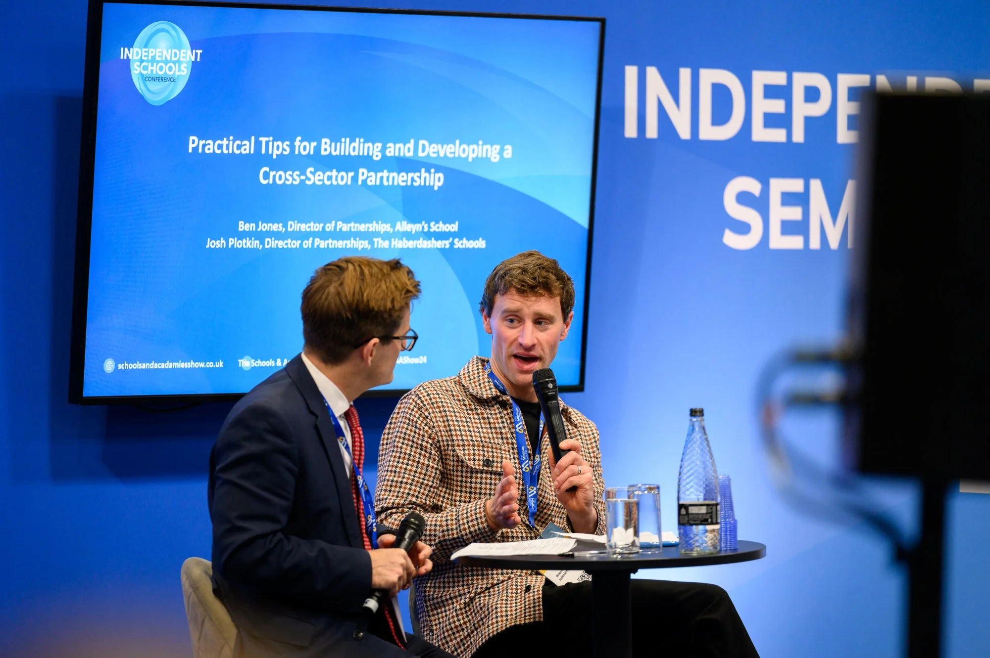 Independent school leader speaking at the conference