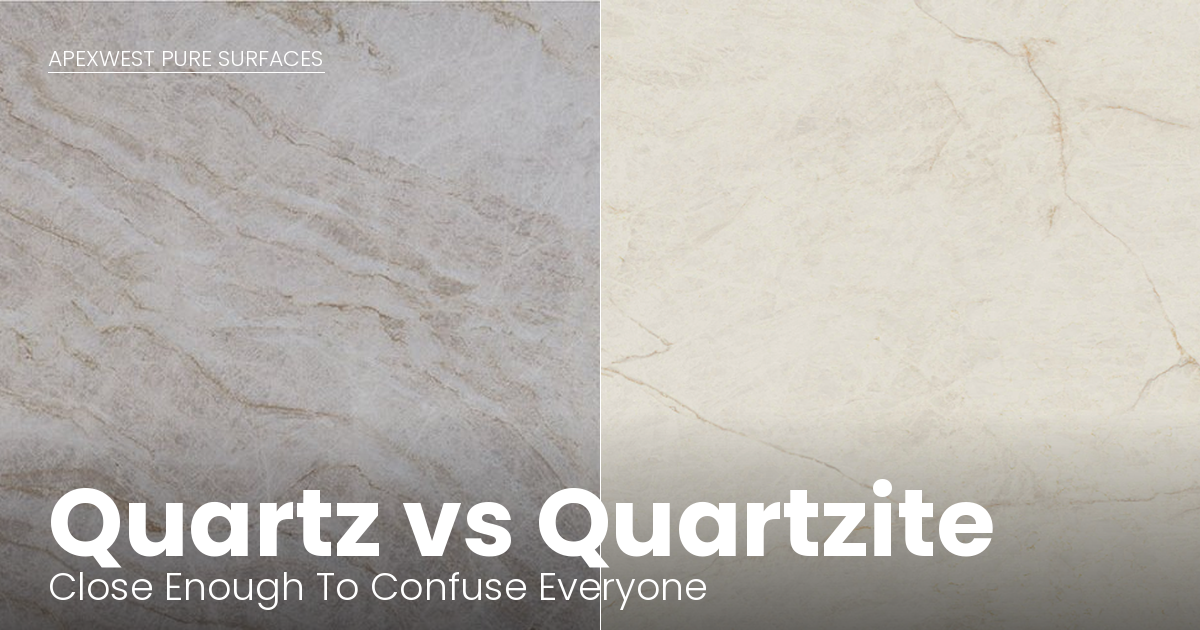 Quartz vs Quartzite splitscreen