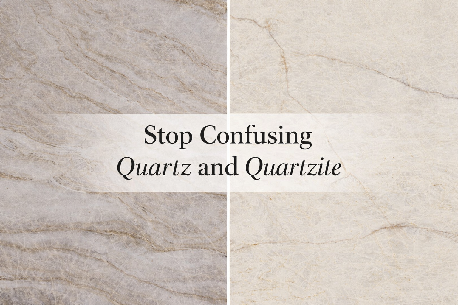 Quartz vs Quartzite comparison