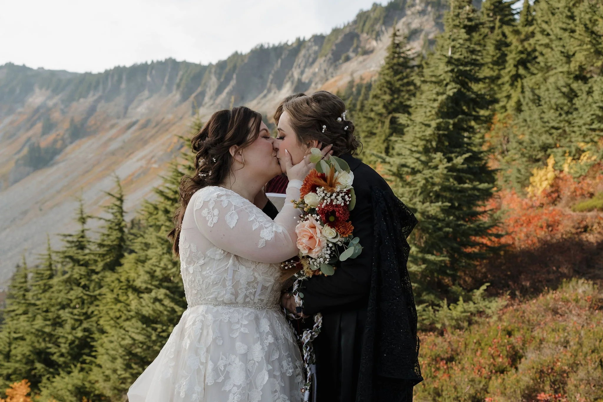Cascade mountain wedding