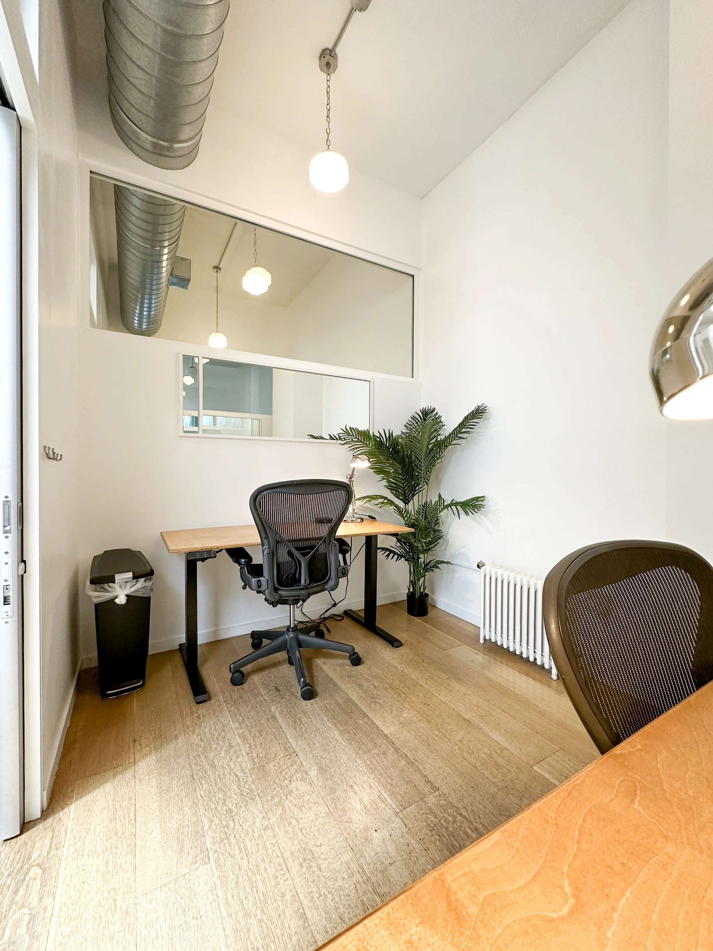 The Two-Person office at GRANDER, view 1