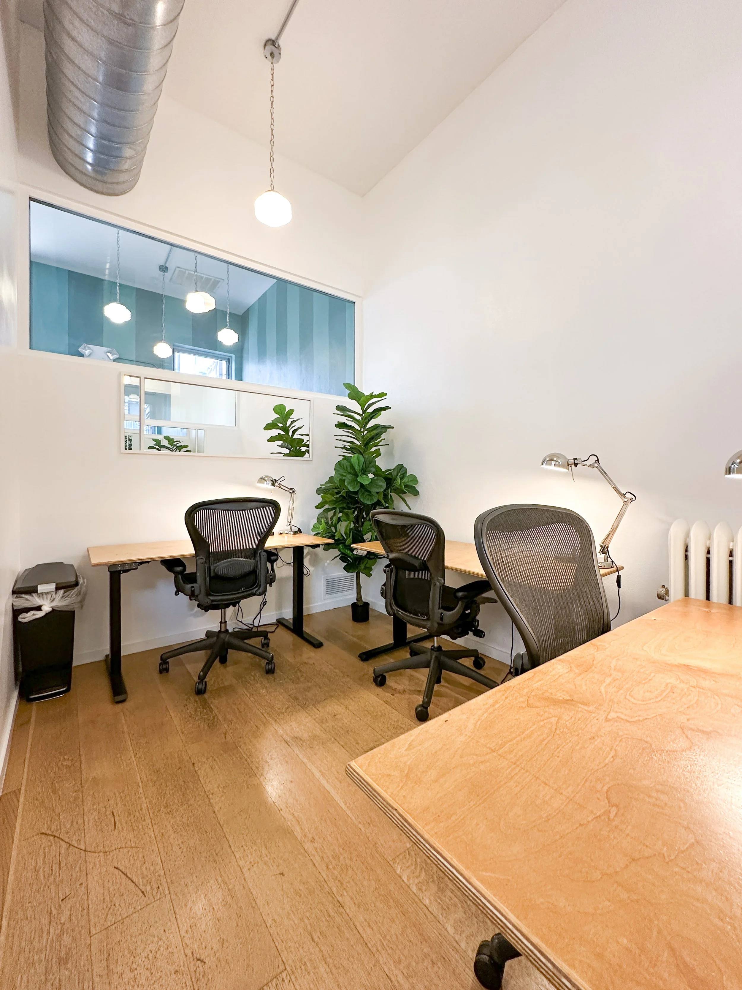 The Three-Person office at GRANDER, view 1