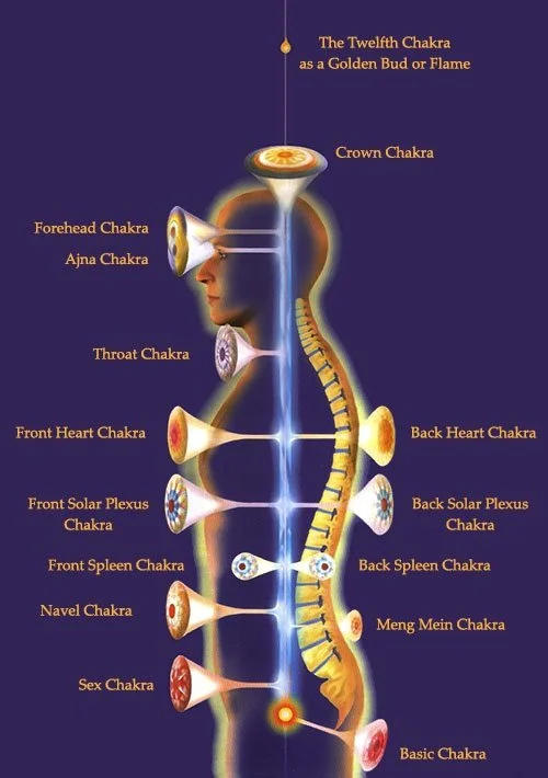 Cartographie des chakras — Pranic Healing