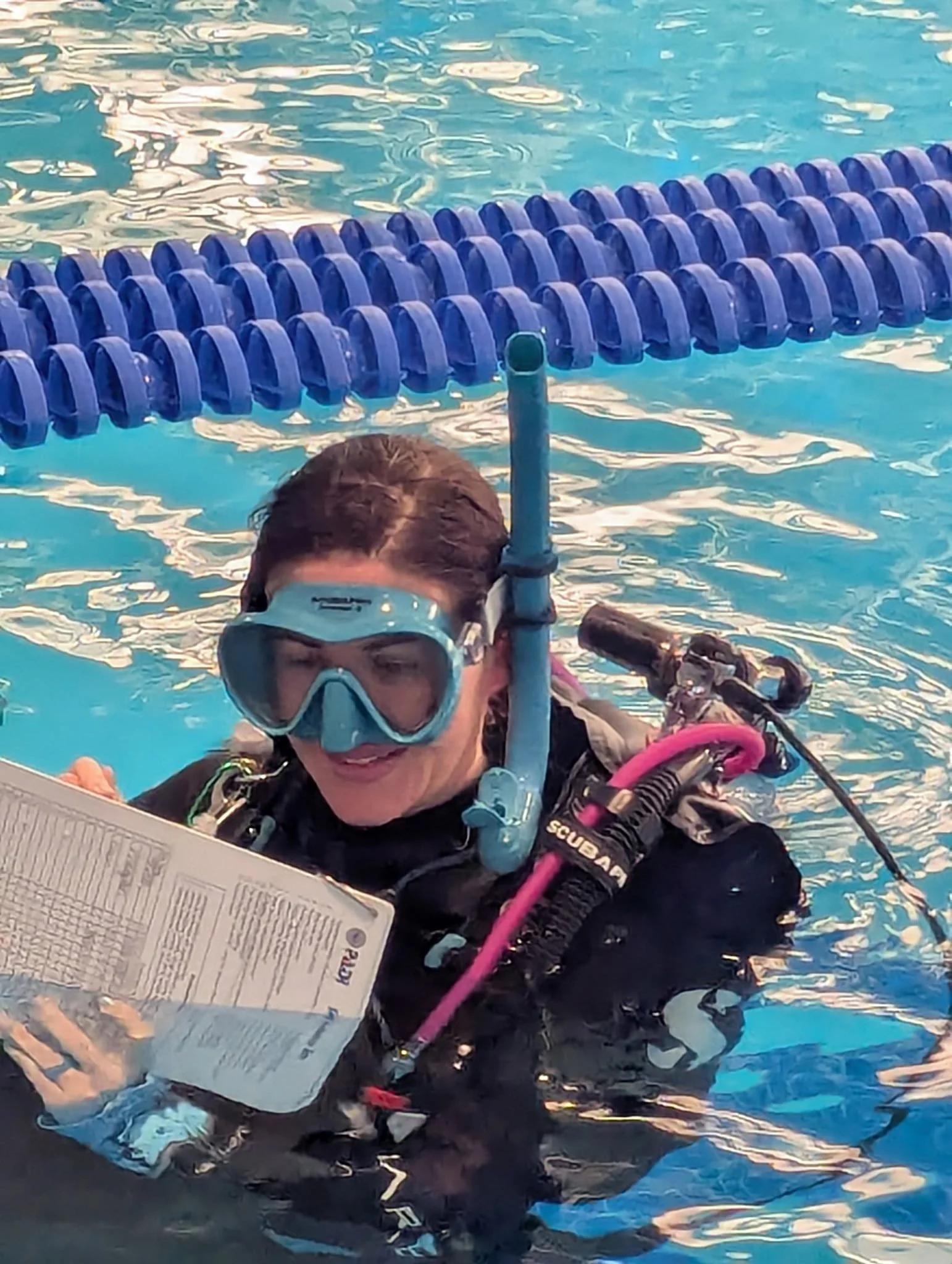 Ciara grading IDC candidates during instructor development training