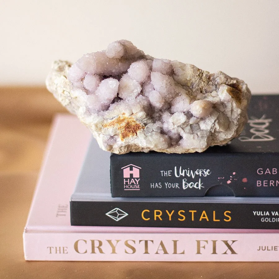 Healing crystals used in energy healing sessions