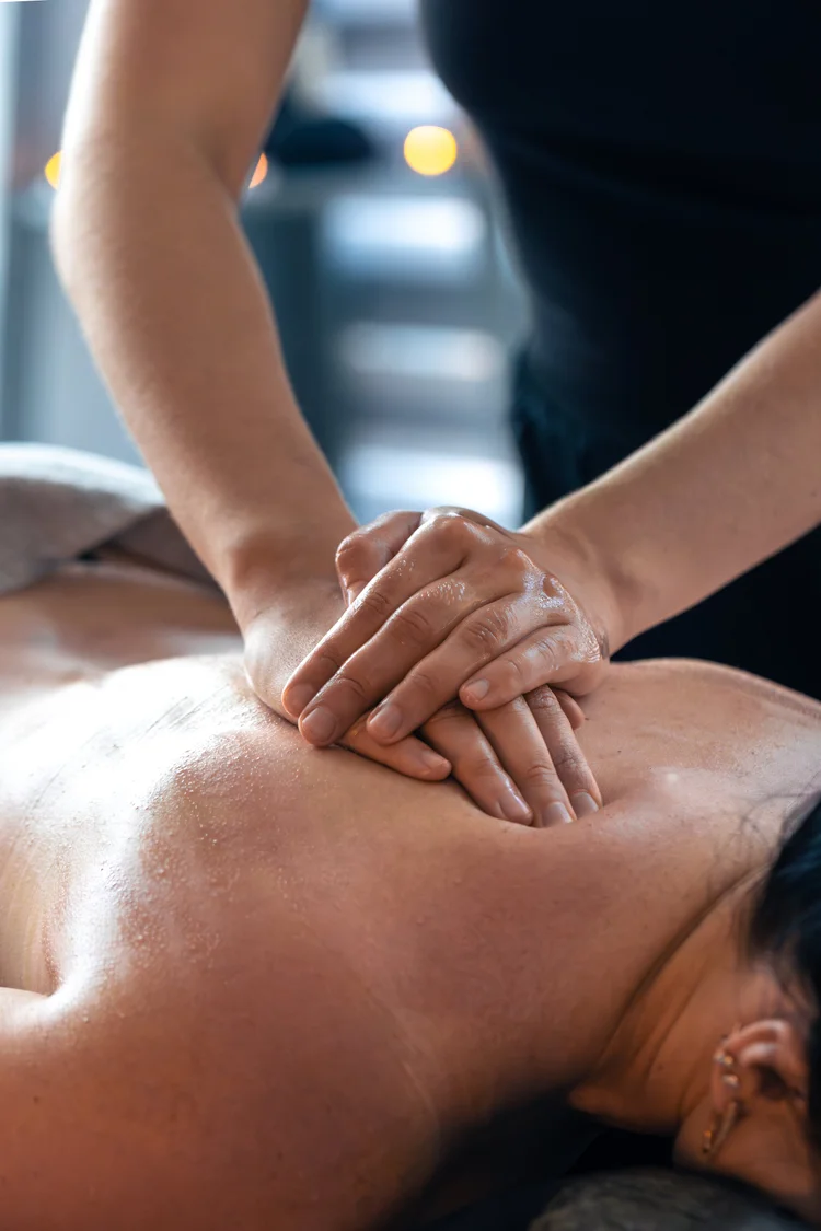 Therapeutic massage on the Silver Coast