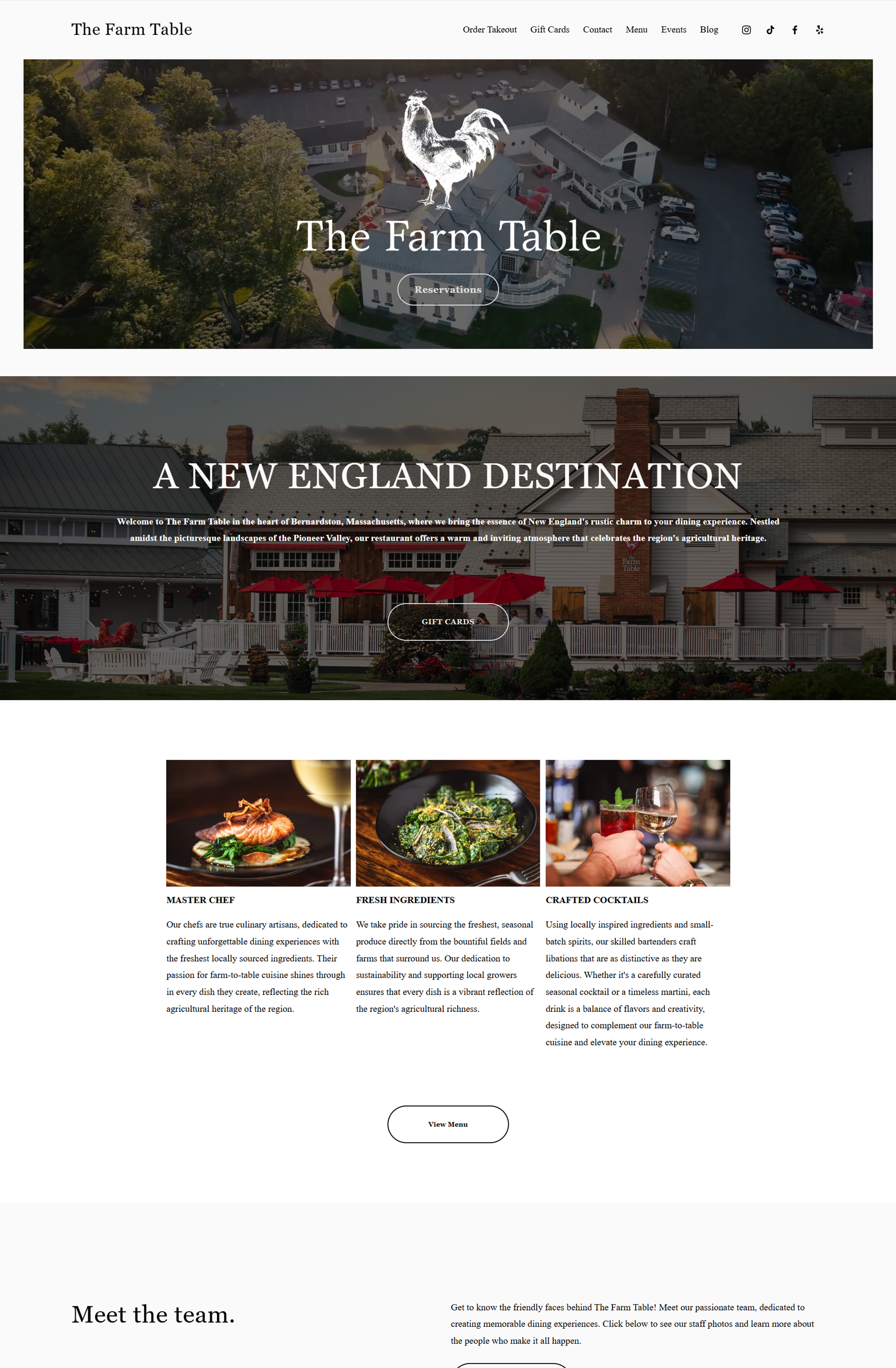 The Farm Table marketing by Zack Wysocki