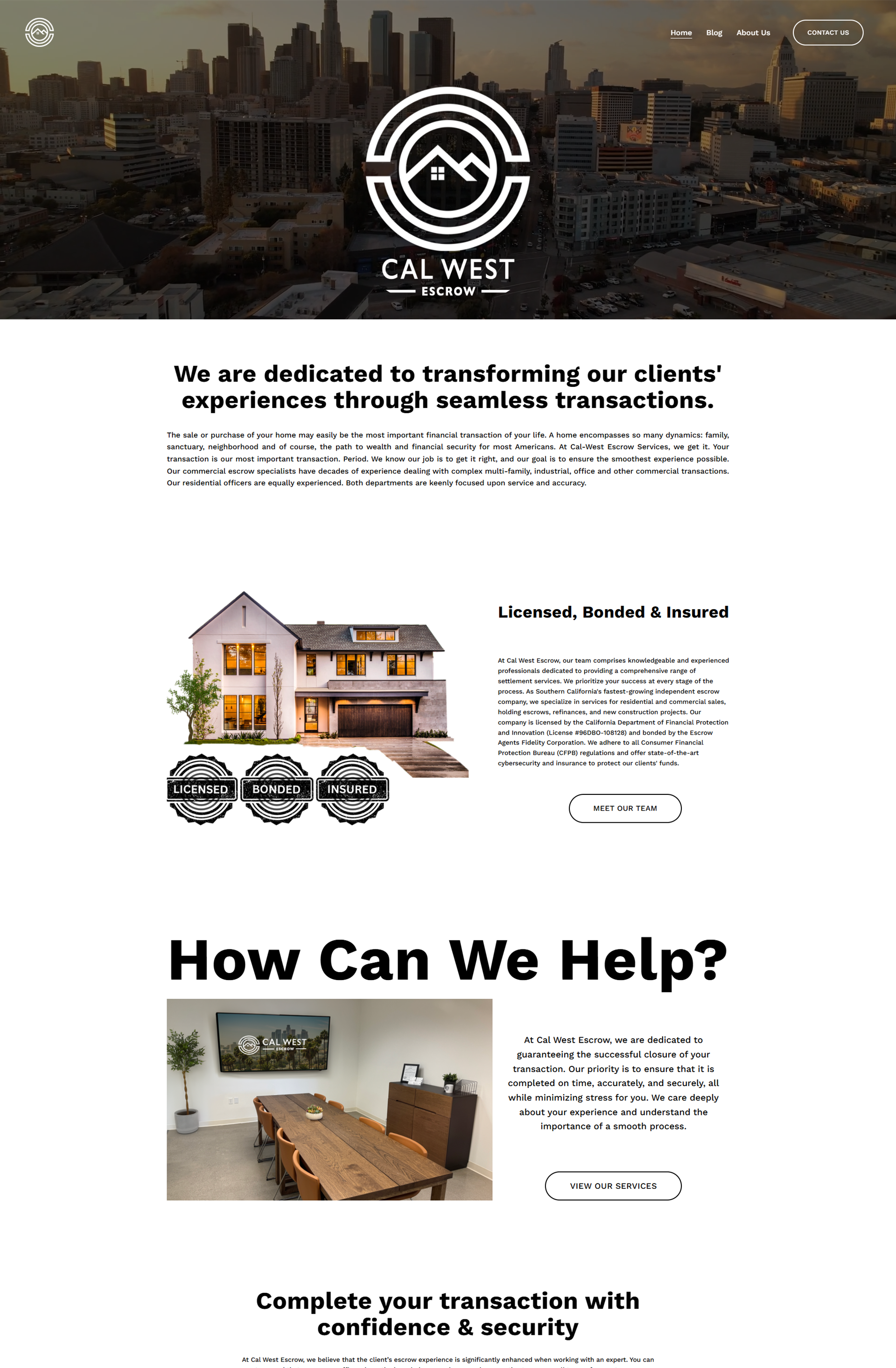Cal West Escrow marketing by ZM3DIA