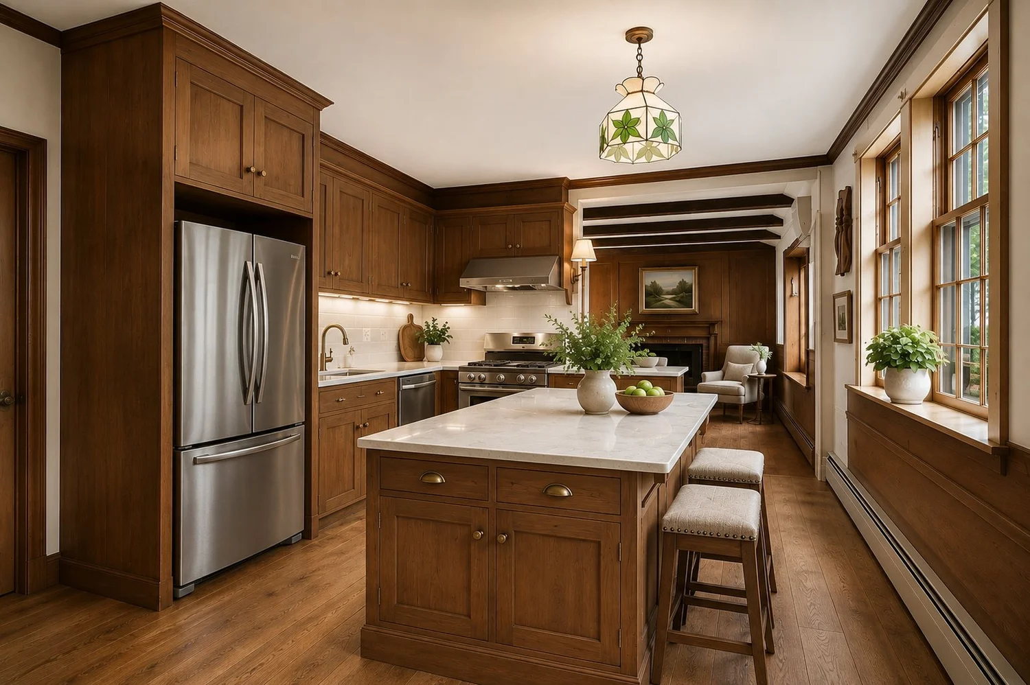 Kitchen, digitally rendered concept