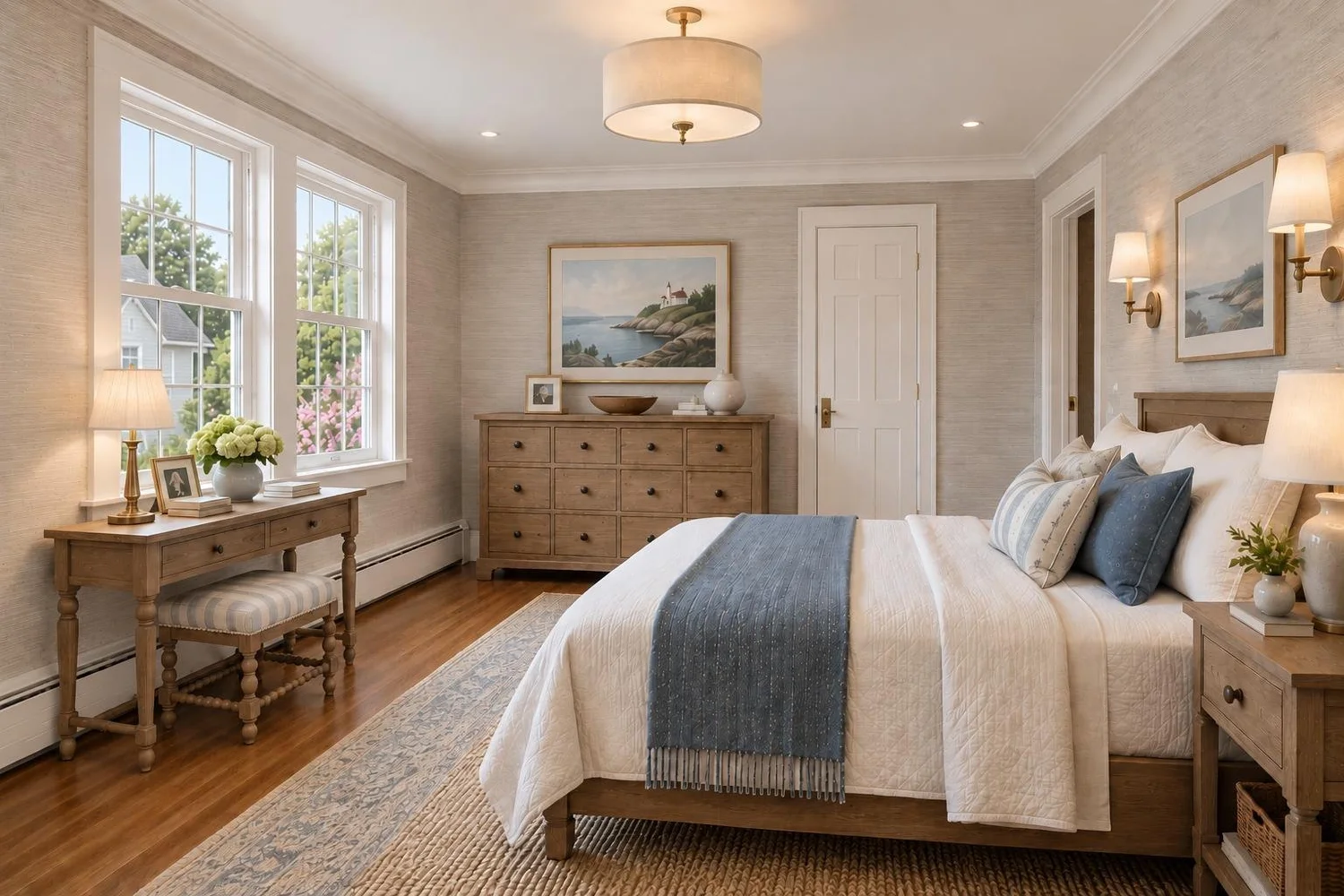 Bedroom, digitally rendered concept