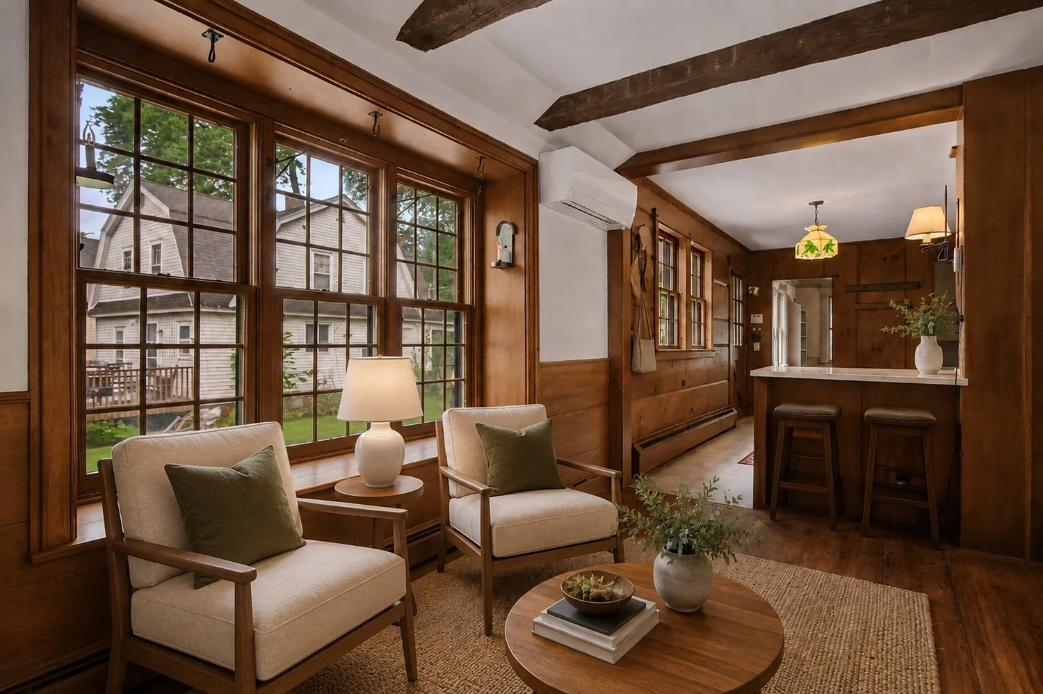 Family room windows, digitally rendered concept