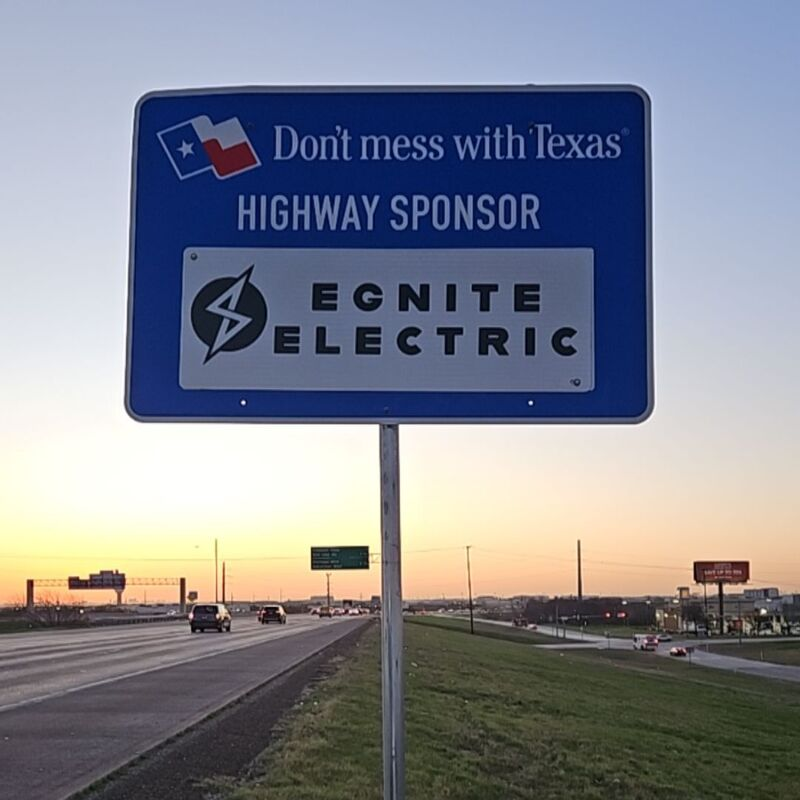 Highway Sponsor Sign