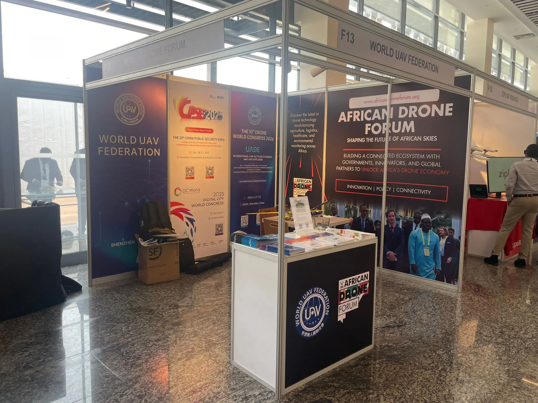 ADF Pavilion exhibitors at Aviation Africa