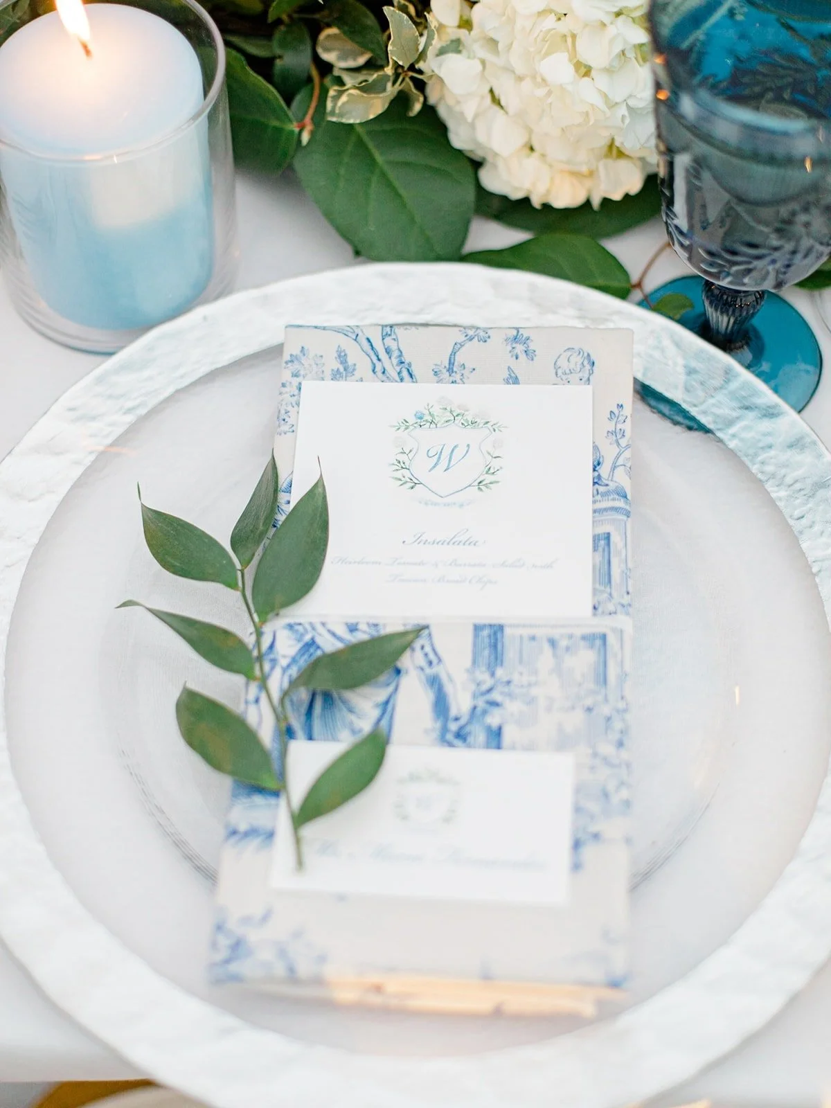 Reusable Items for Wedding Recpetion Placesetting
