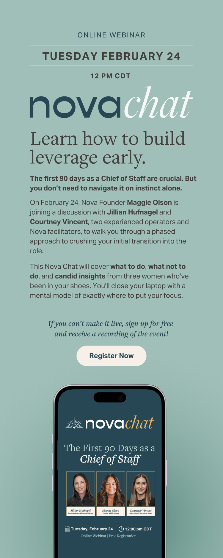 Nova Chat: The first 90 days