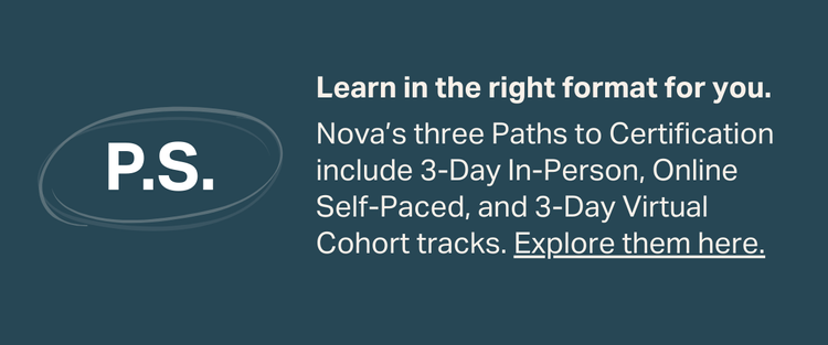 Nova's three Paths to Certification