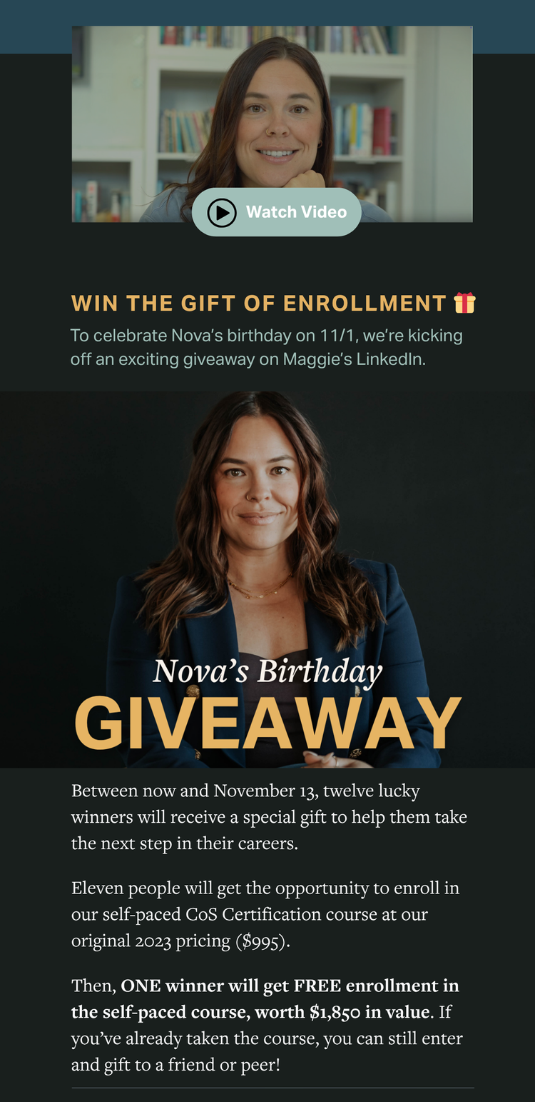 Watch Nova's birthday video