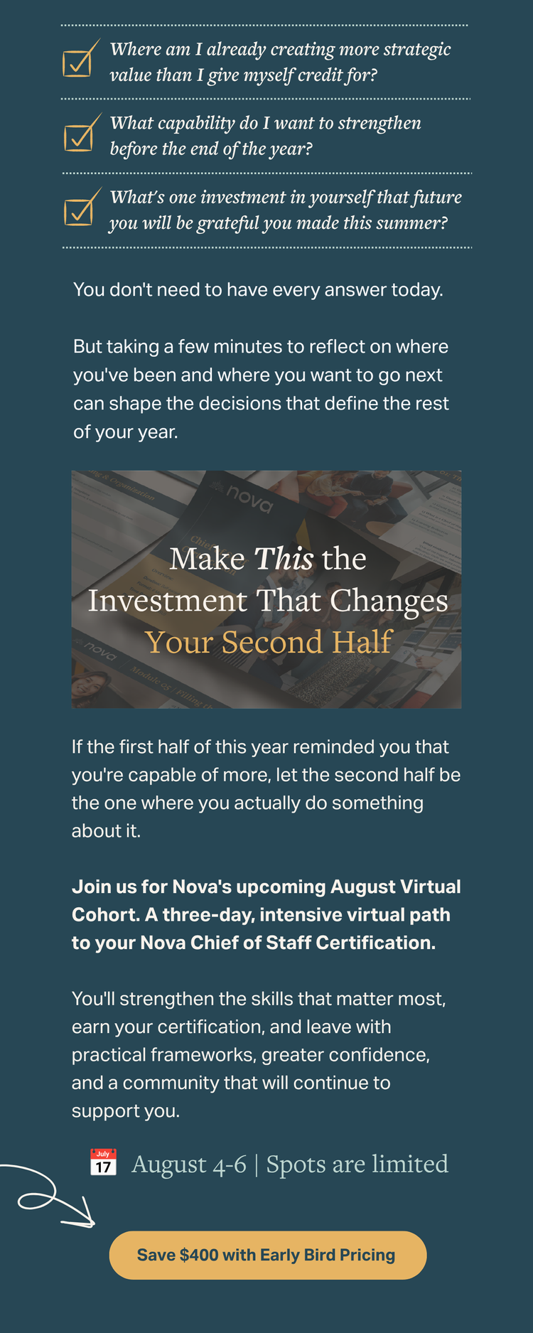 August Virtual Cohort