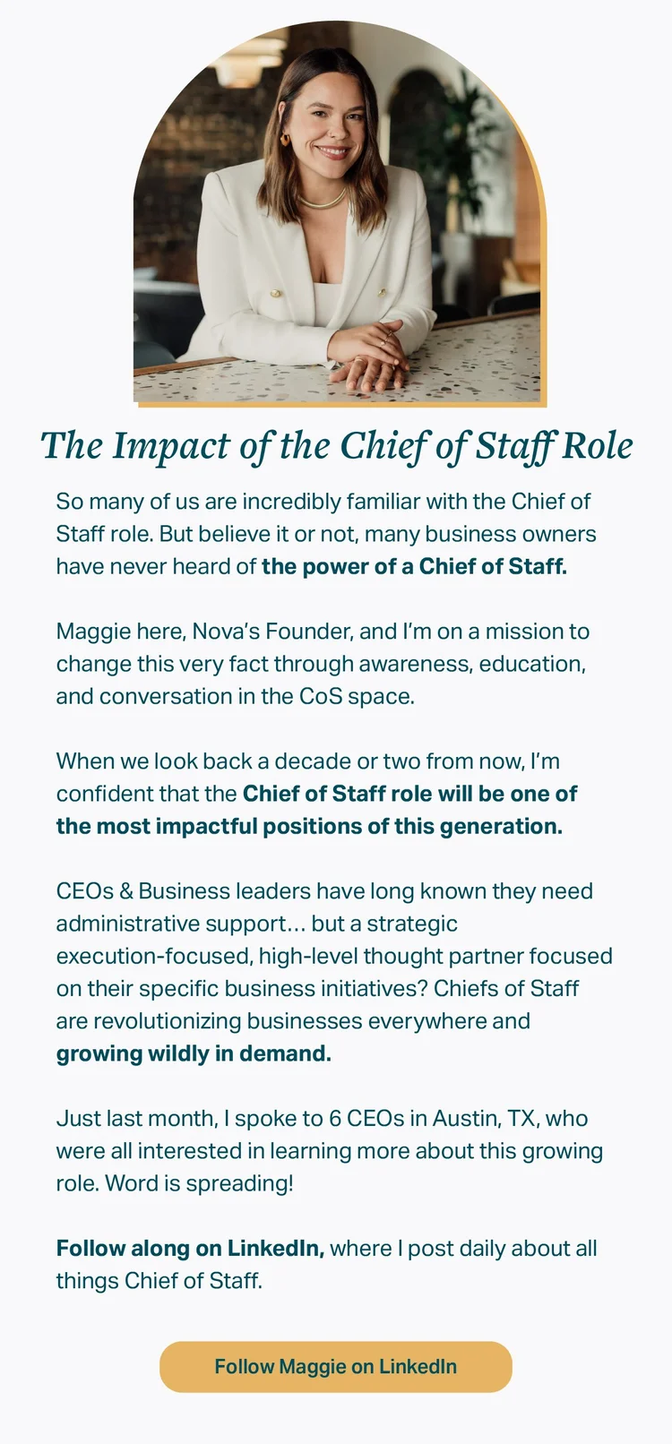 Follow Maggie on LinkedIn