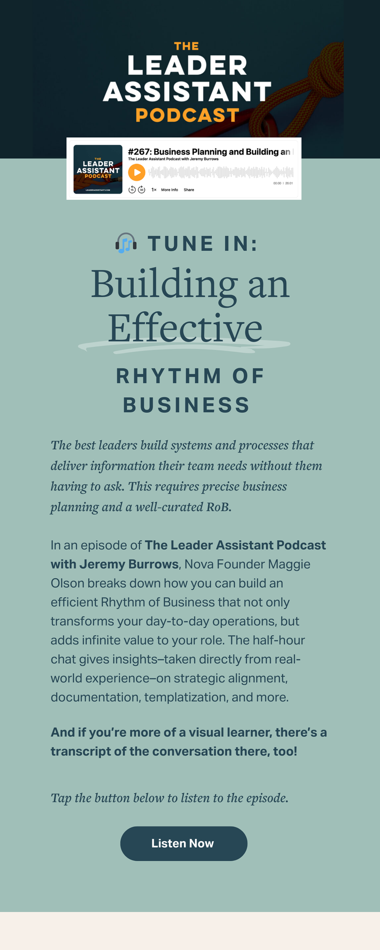 Ep 267: Business Planning and Building an Effective Rhythm of Business with Maggie Olson