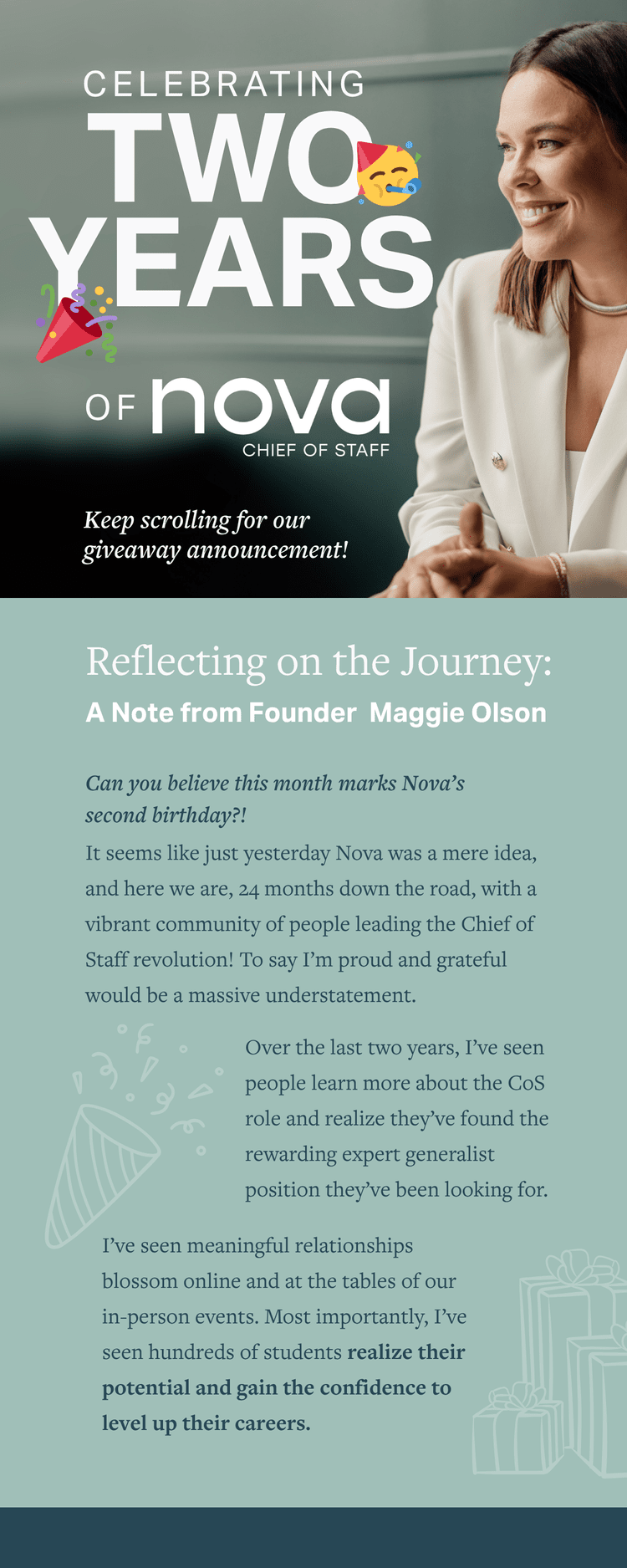 Celebrating 2 Years of Nova