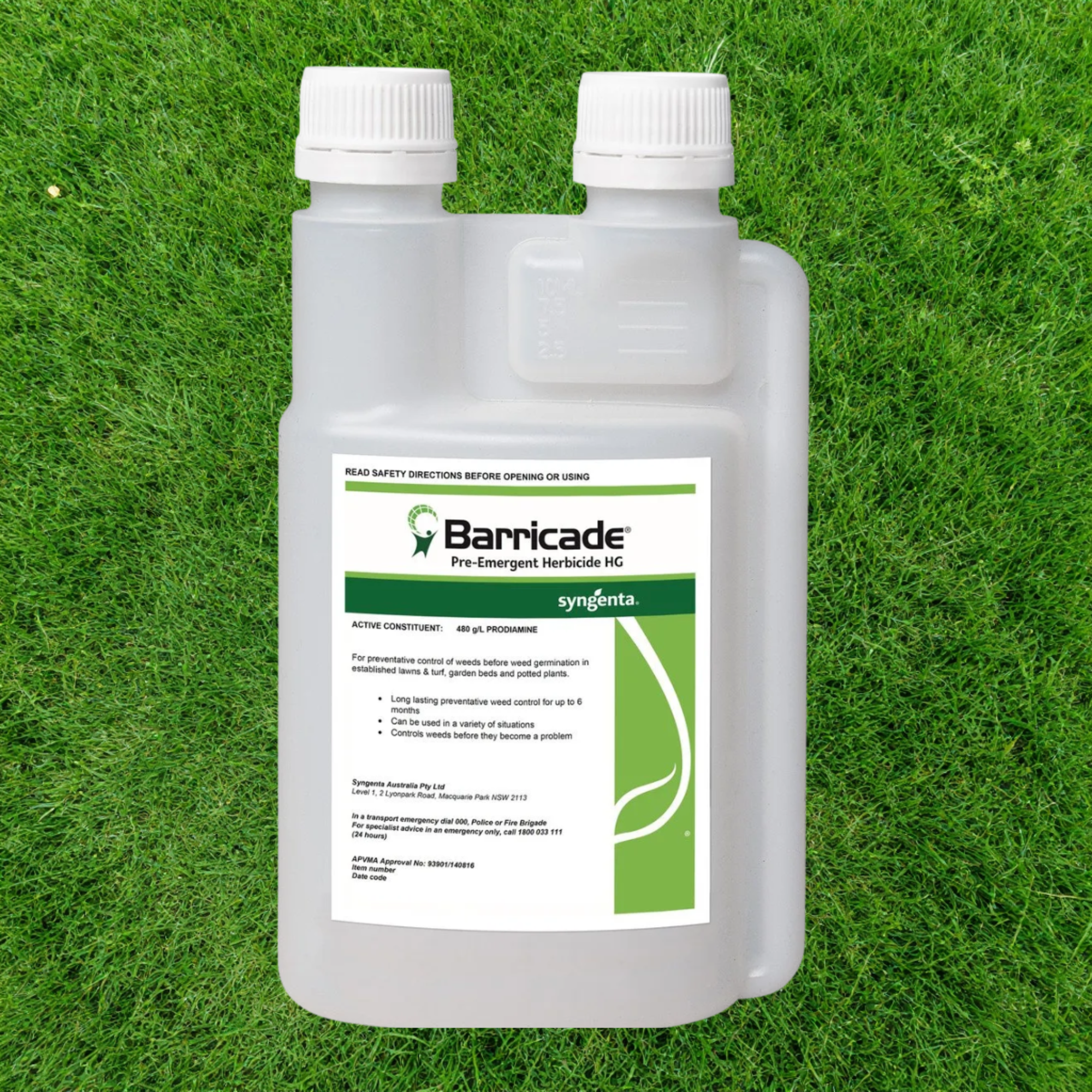 Barricade liquid pre-emergent herbicide