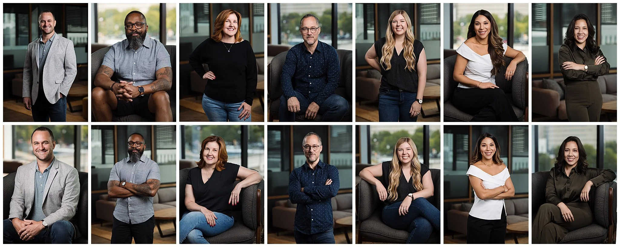 Team portraits shot at Industrious coworking by Tausha Dickinson