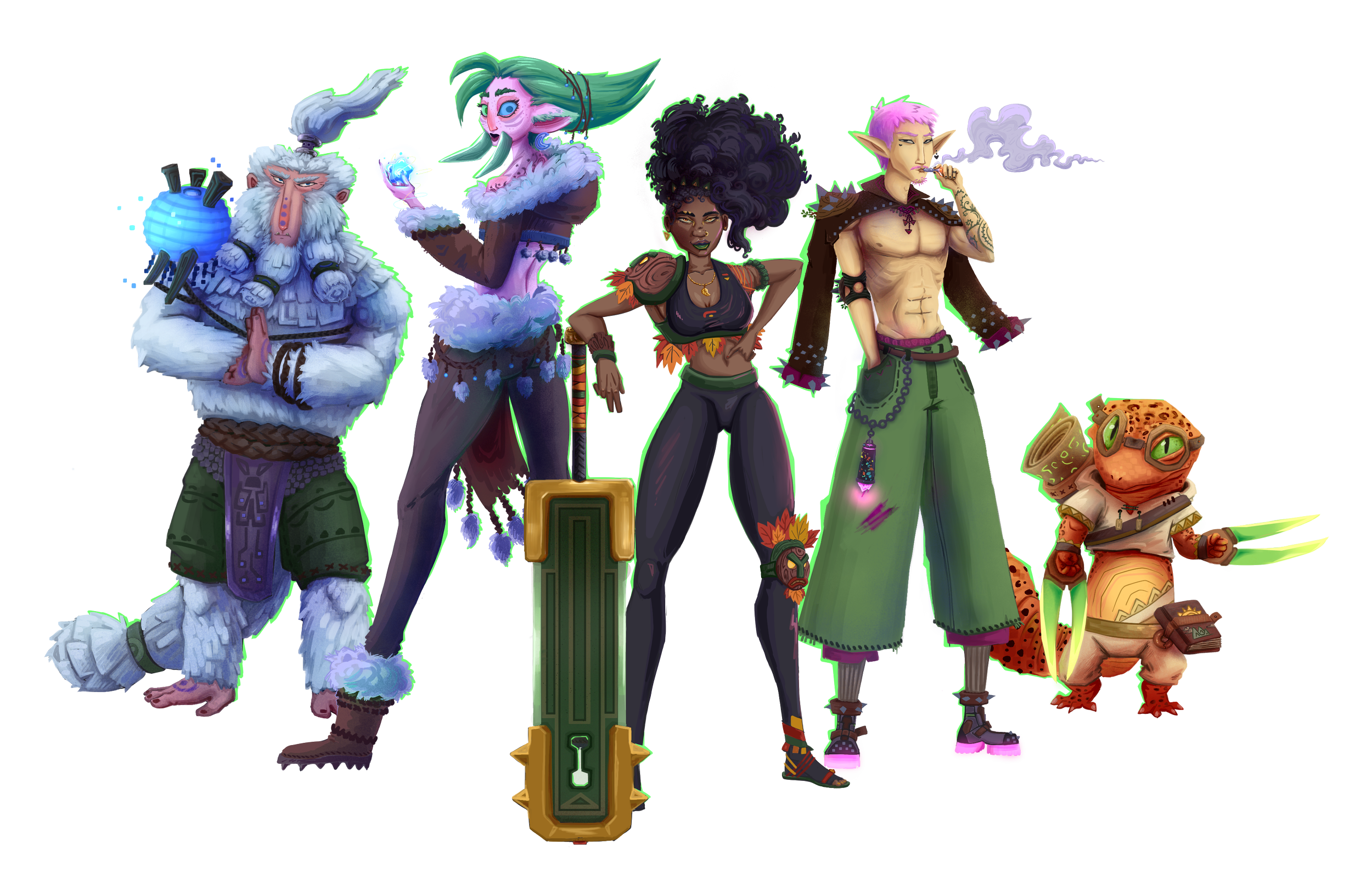 Outcast playable races