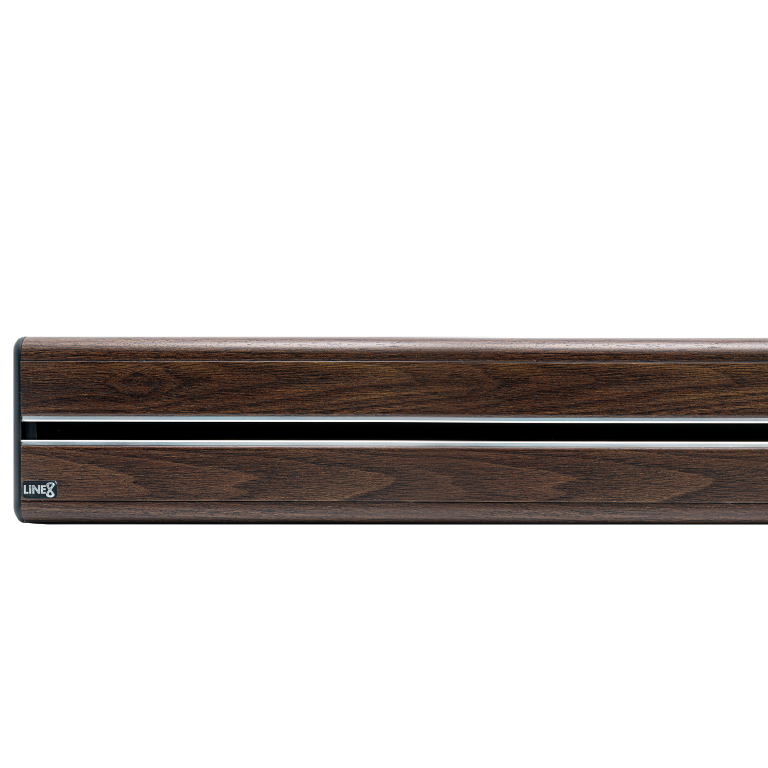 Brazilian Rosewood — Line8 power track finish. Deep reddish-brown, rare grain character.