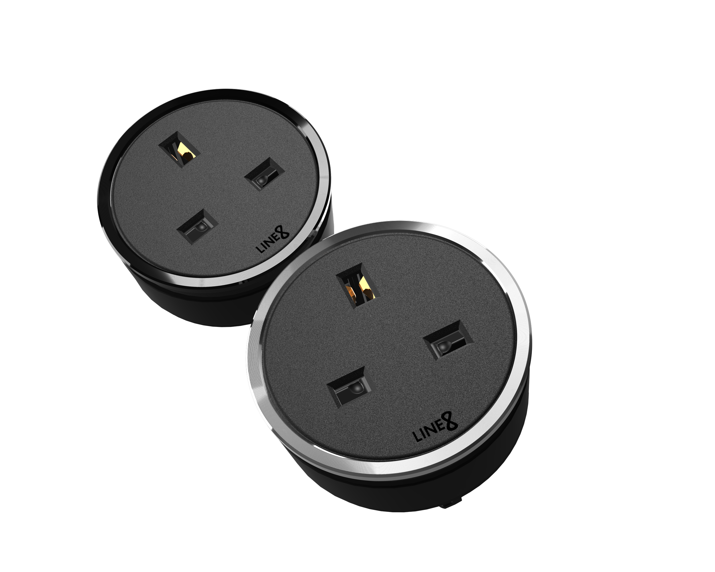 Line8 Premium Series adaptor — CNC-machined diamond-cut solid aluminium ring