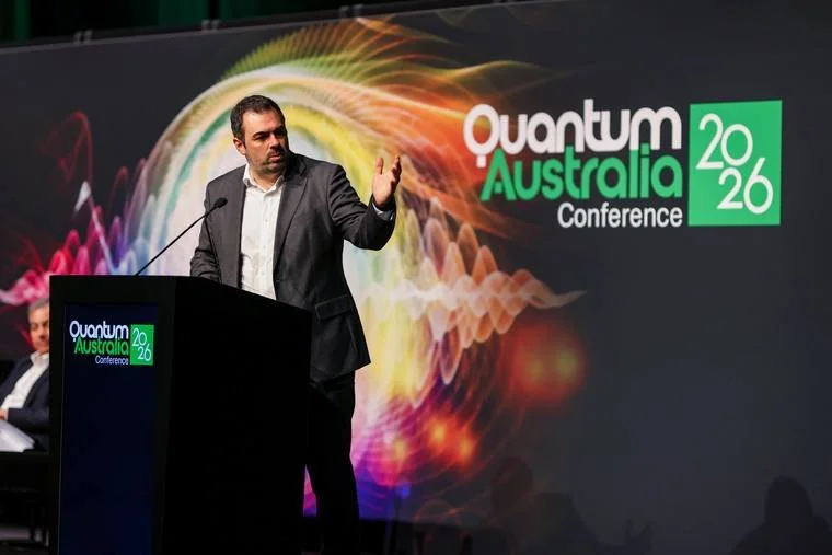Dr Philip Intallura keynoting at Quantum Australia 2026