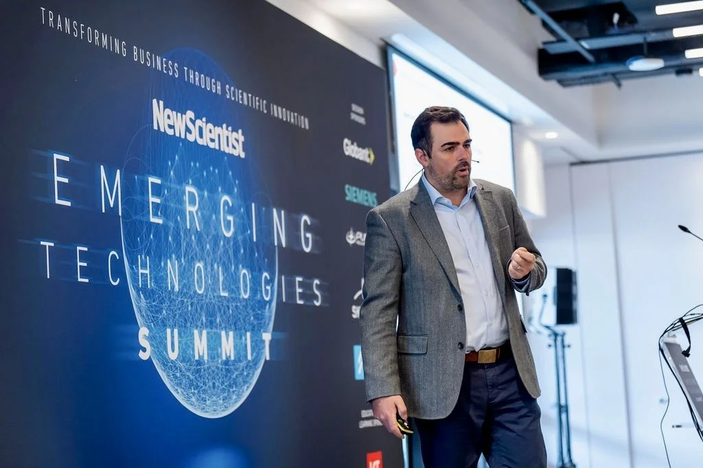 Dr Philip Intallura speaking at the New Scientist Emerging Technologies Summit, London