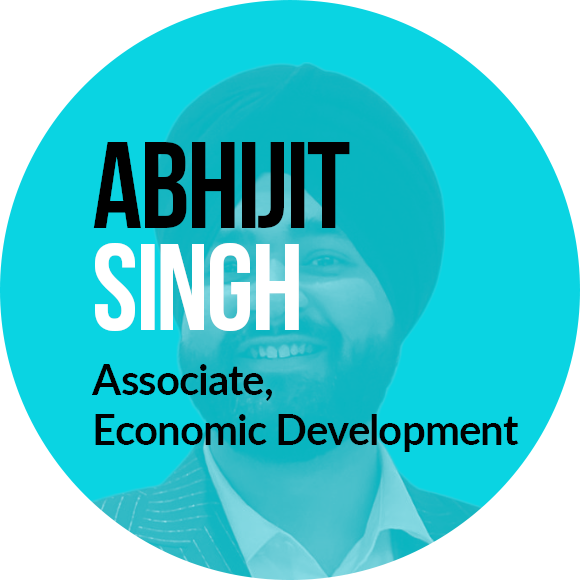 Title of Atanu Chowdhury, Director Economic Development