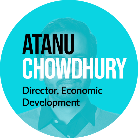 Title of Atanu Chowdhury, Director Economic Development