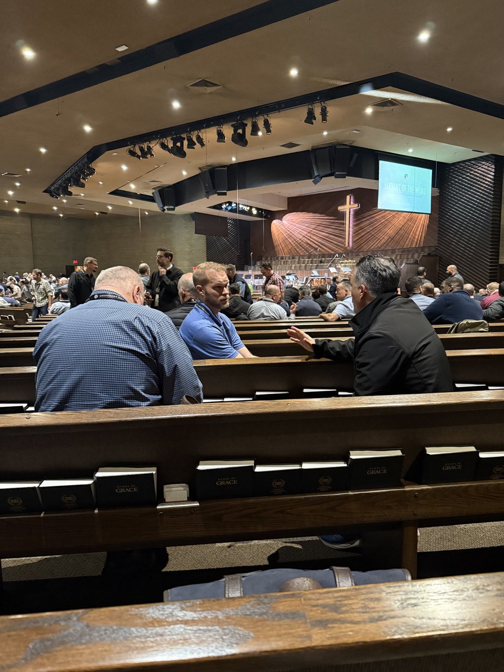 A church conference gathering.