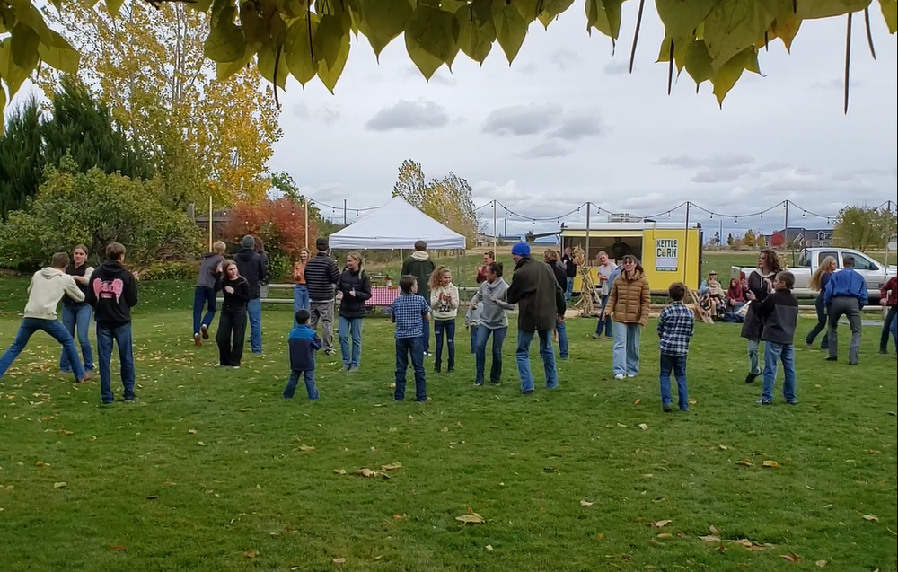 PBC families enjoying an autumn gathering.