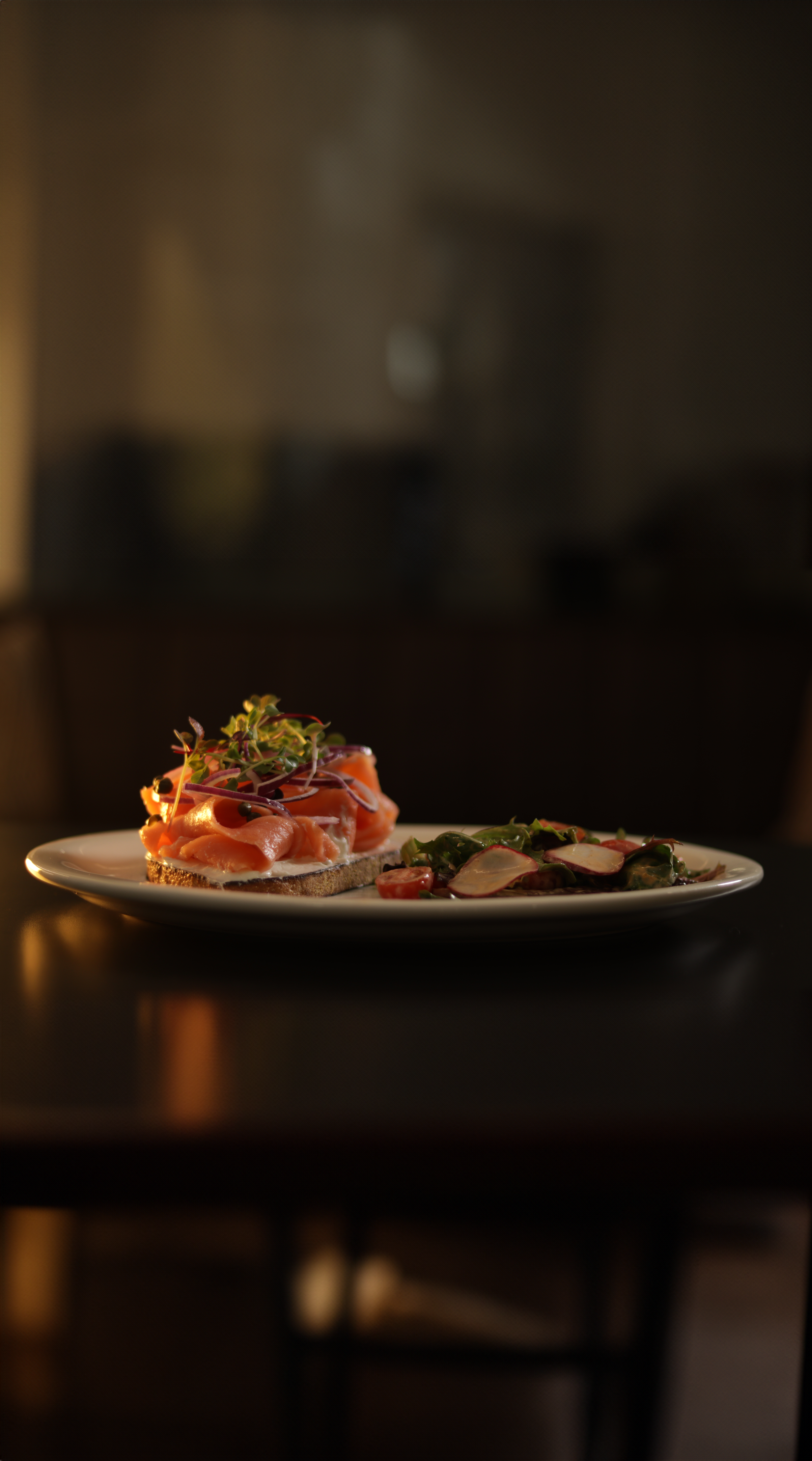 Restaurant menu photography