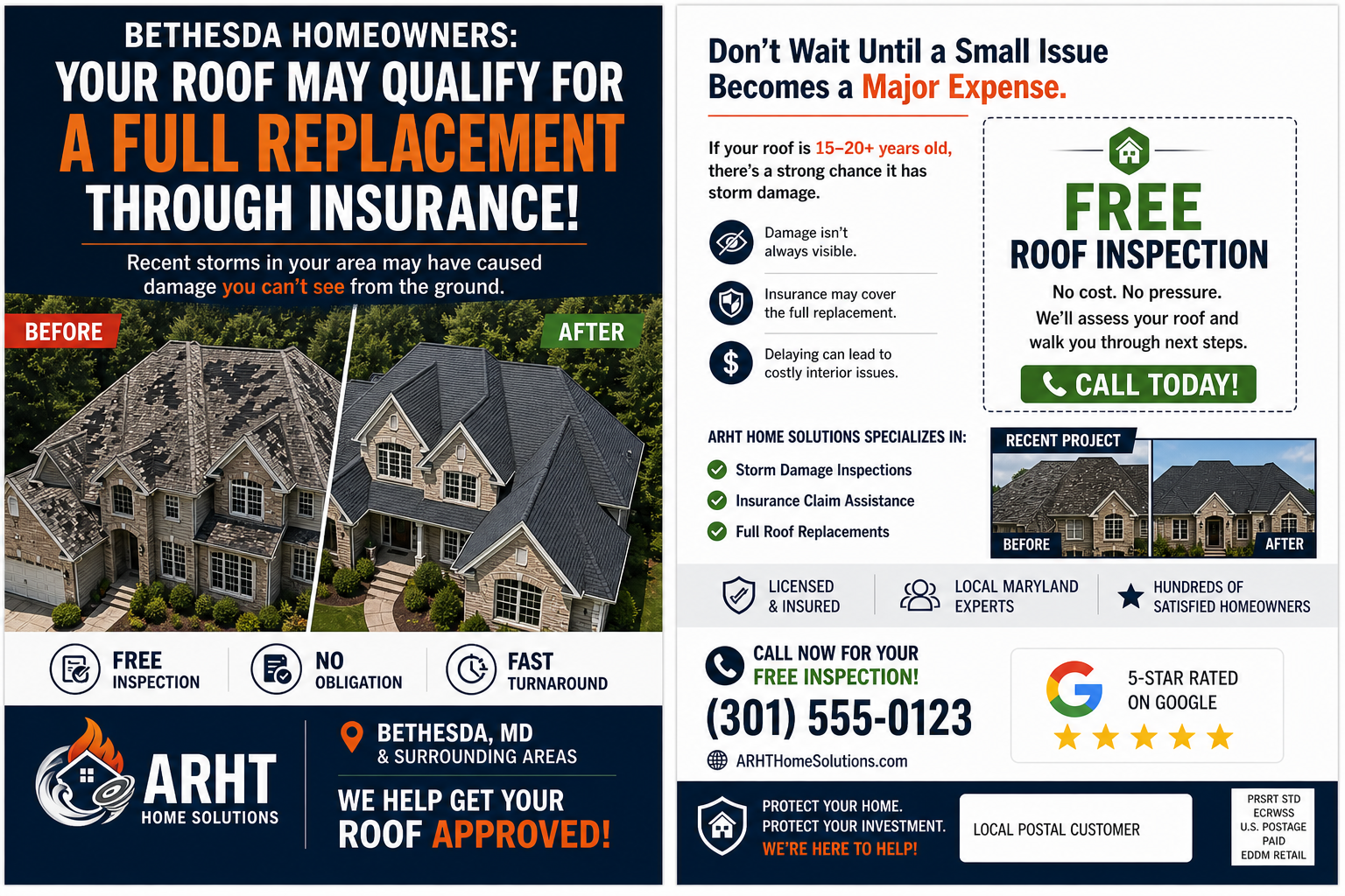ARHT Direct Mailer Example