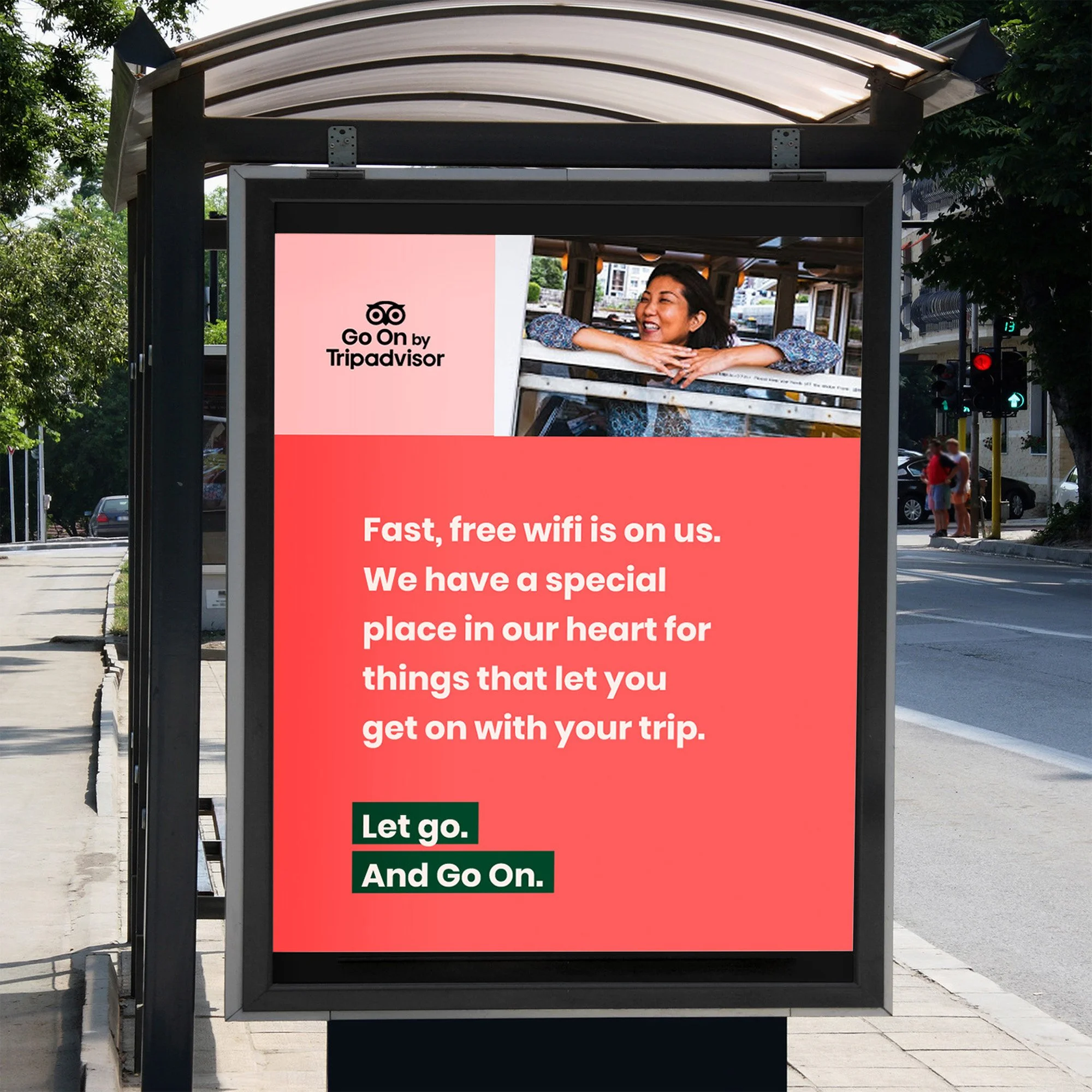 Tripadvisor travel insurance OOH design
