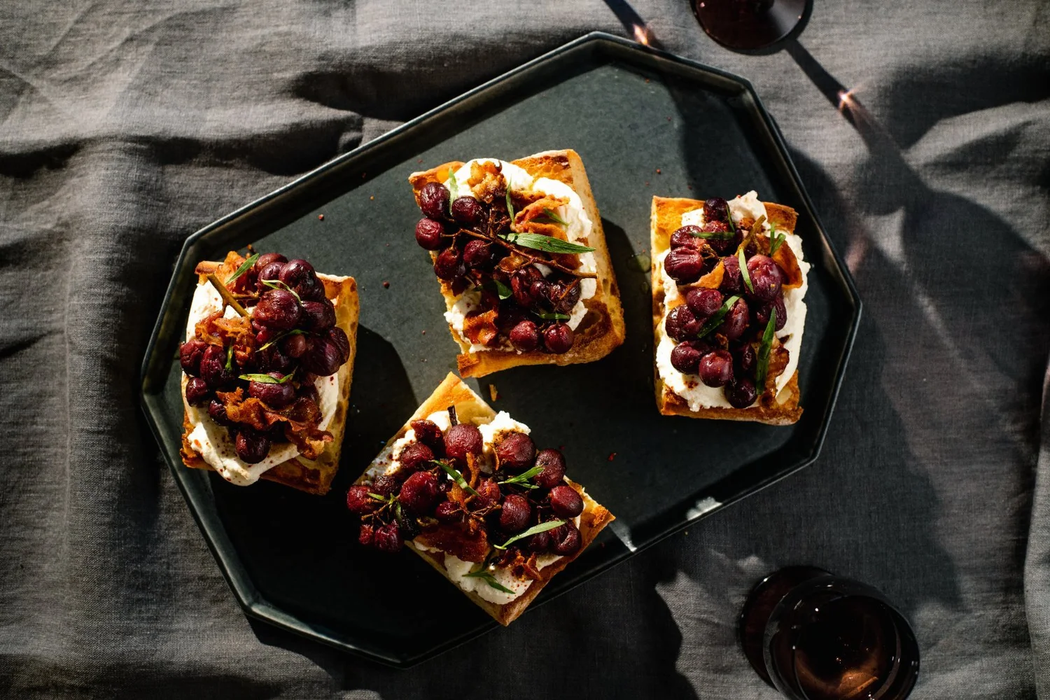 Spicy Grape Ricotta Crostini, photo 4