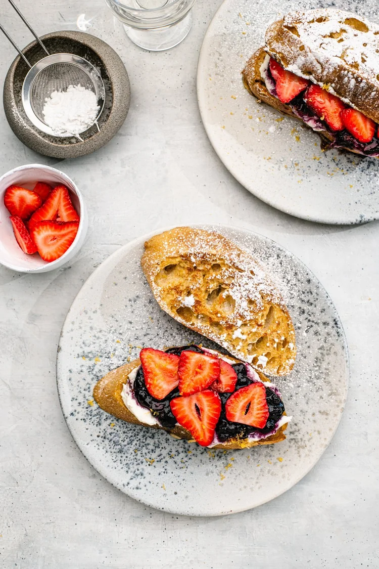 Blueberry Ricotta French Toast Sandwich, photo 3