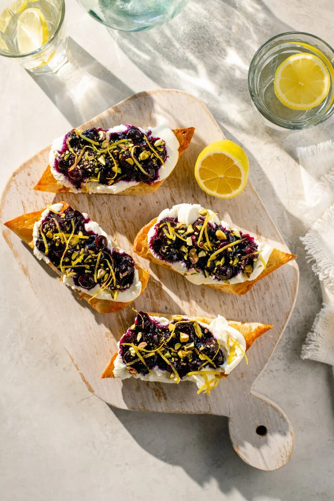 Ricotta, Pistachio and Blueberry Toast, photo 4