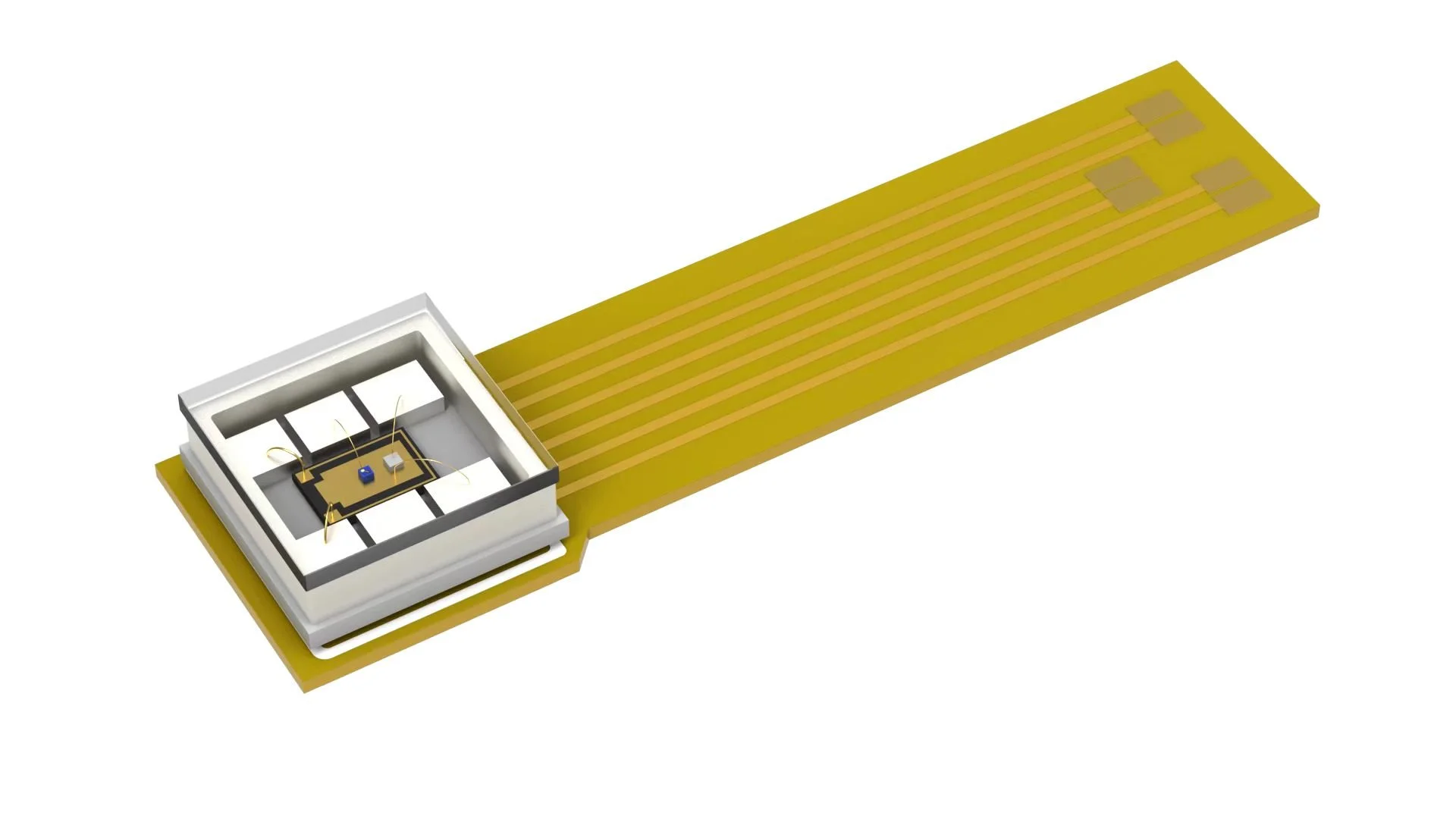 Non-magnetic VCSEL die for quantum sensors