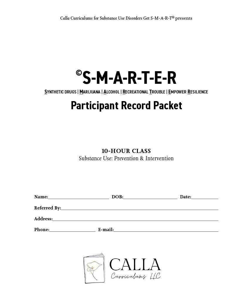 S-M-A-R-T-E-R Participant Record Packet